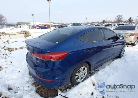 2018 Hyundai Elantra Se z USA, uszkodzony, nr VIN 5NPD74LF3JH354491